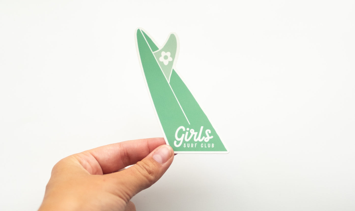 Girls Surf Club Vinyl Sticker