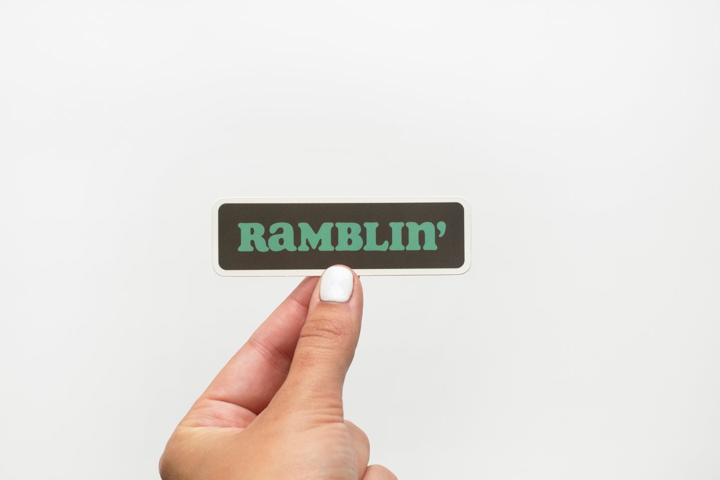Ramblin' vinyl sticker