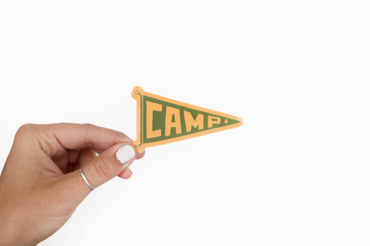 Camp Flag Sticker
