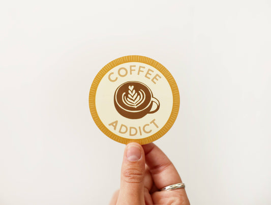 Coffee Addict vinyl sticker