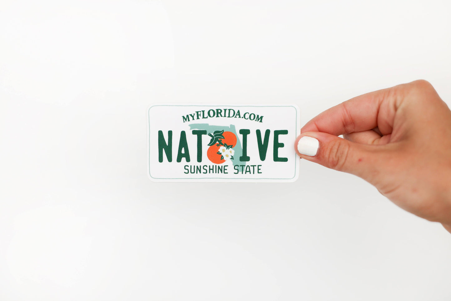 Florida License Plate Sticker