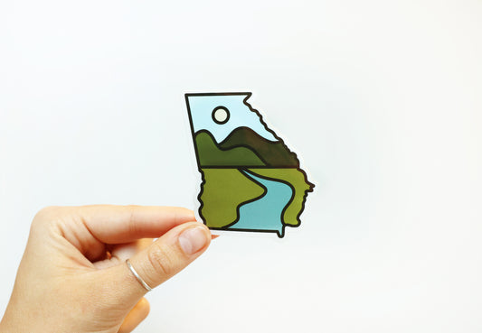 Georgia Landscape Sticker
