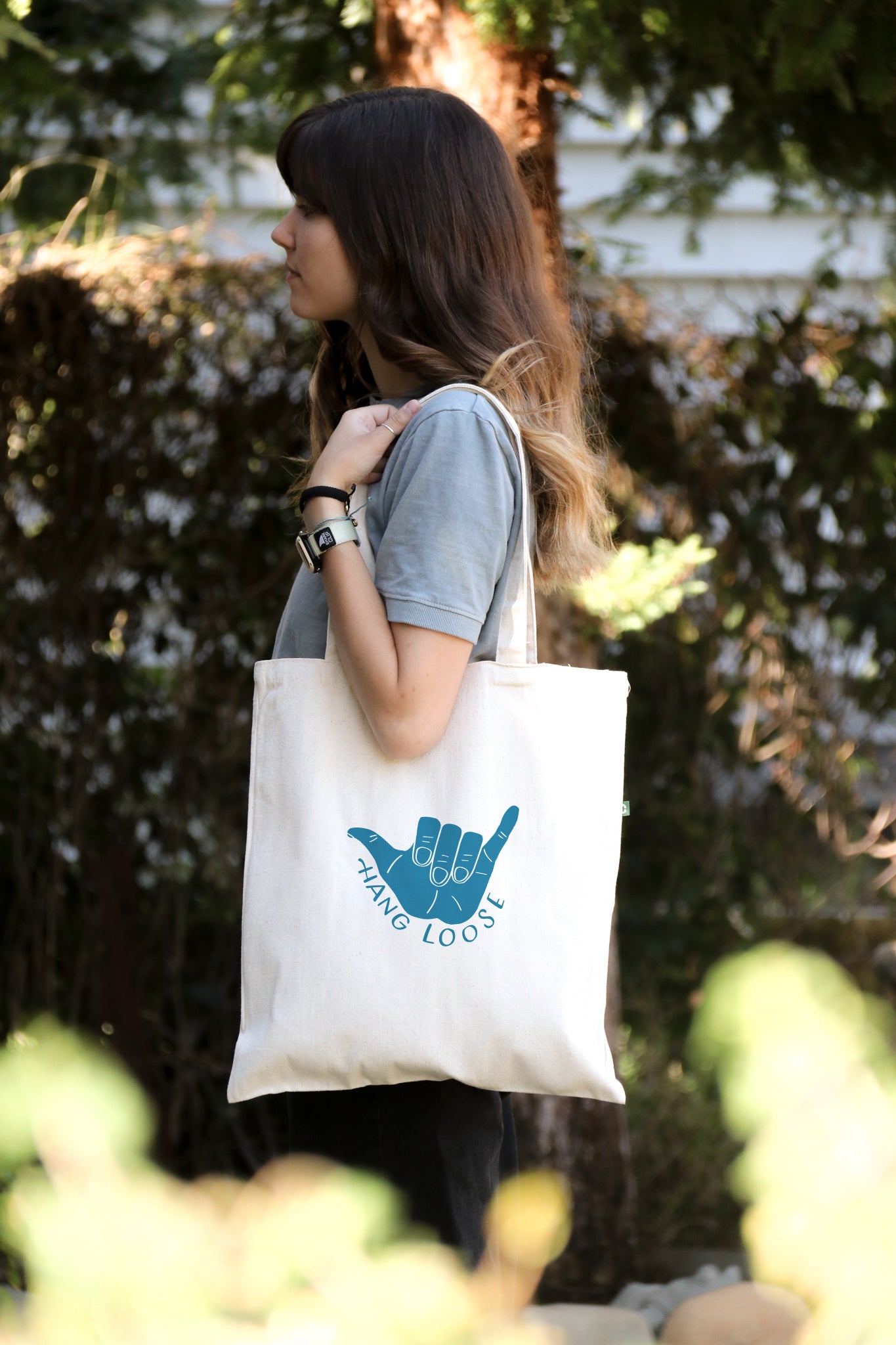Hang Loose - Canvas Tote Bag - Recycled Cotton