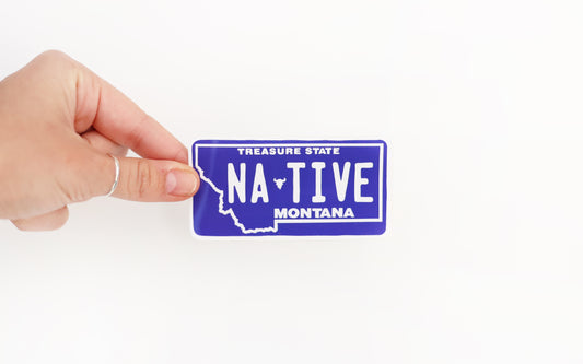 Montana License Plate Sticker