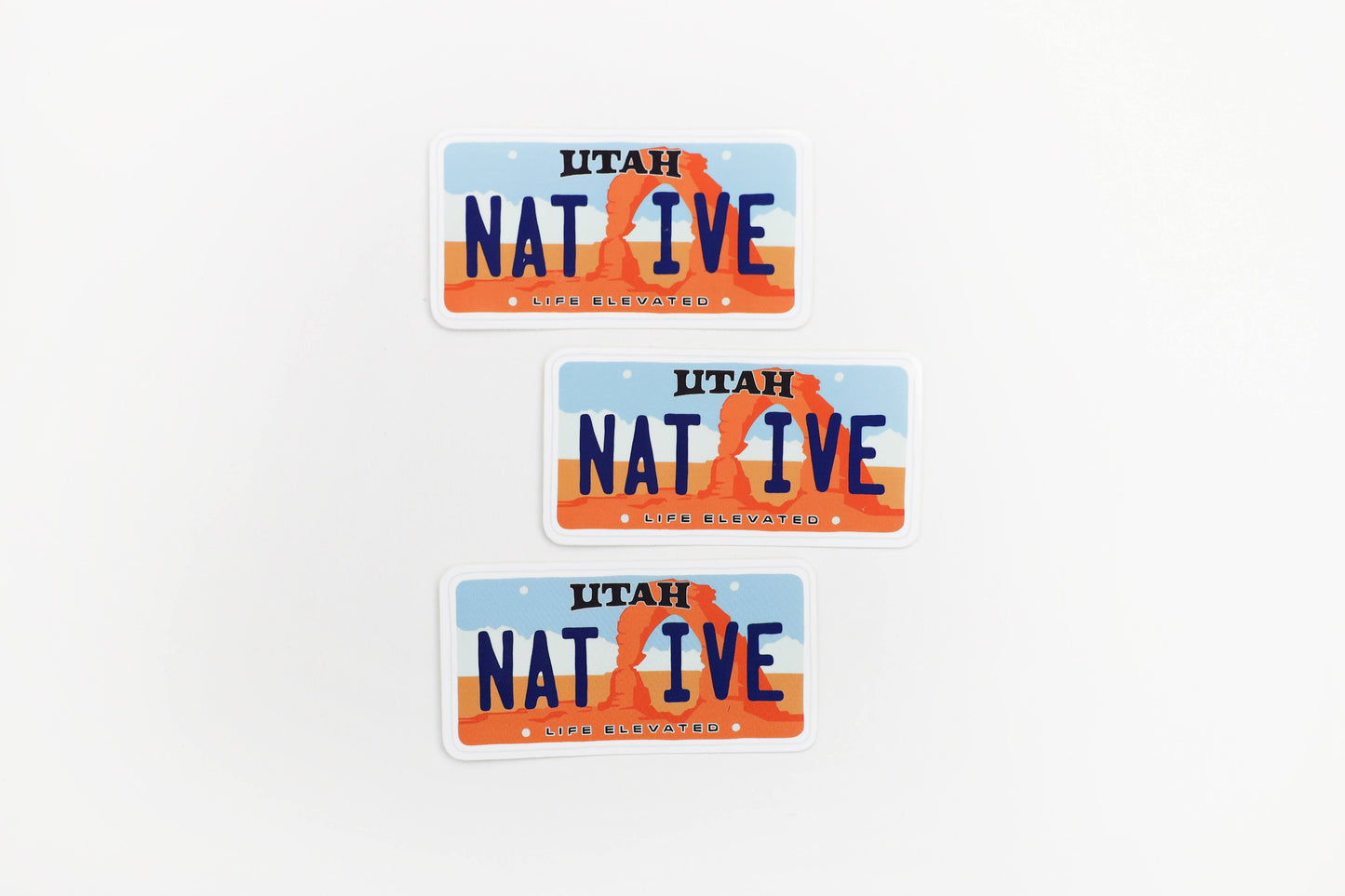 Utah License Plate Sticker