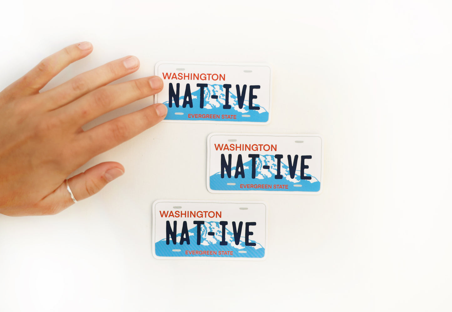 Washington License Plate Sticker