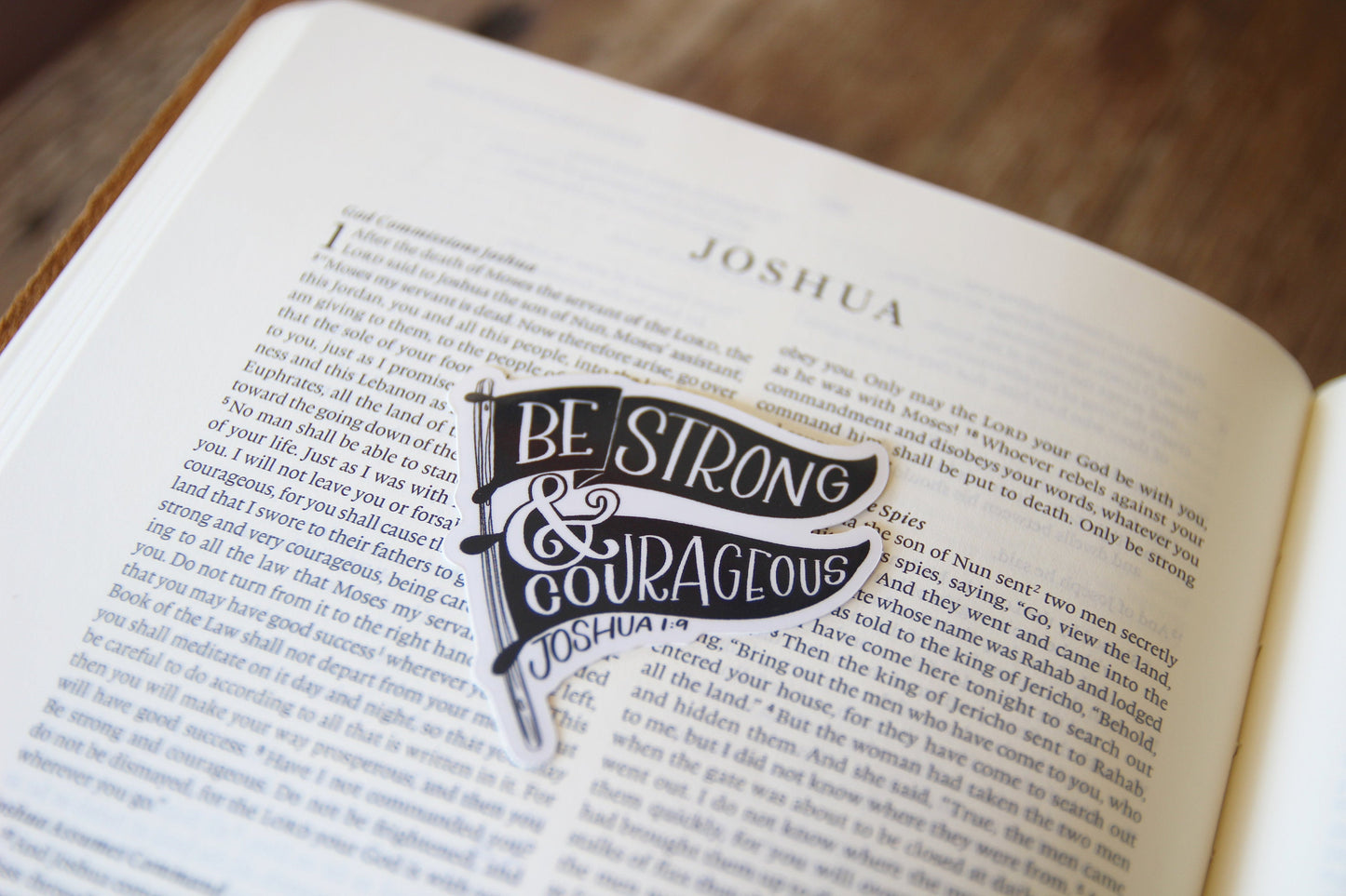 Joshua 1:9 Sticker