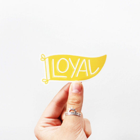 Loyal Pennant Sticker