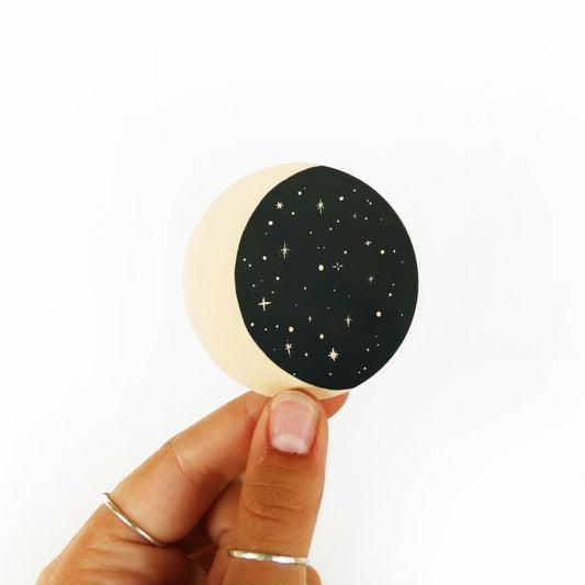 Moon and Stars Sticker