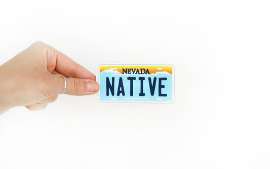 Nevada License Plate Sticker